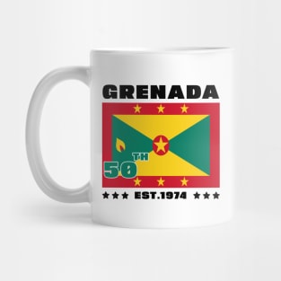 Grenada 50th Independence Day Grenadian Pride Grenada Flag Mug